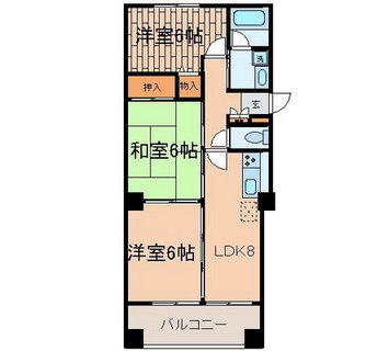 東京都目黒区目黒２丁目 賃貸マンション 3LDK